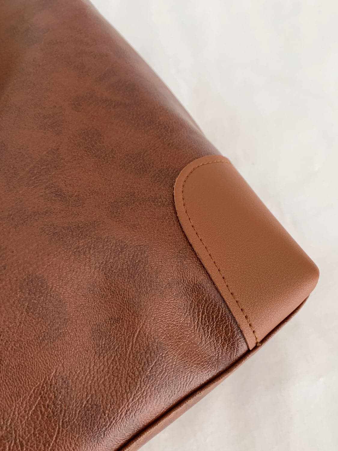 Chic pu leather medium tote bag - Love Salve